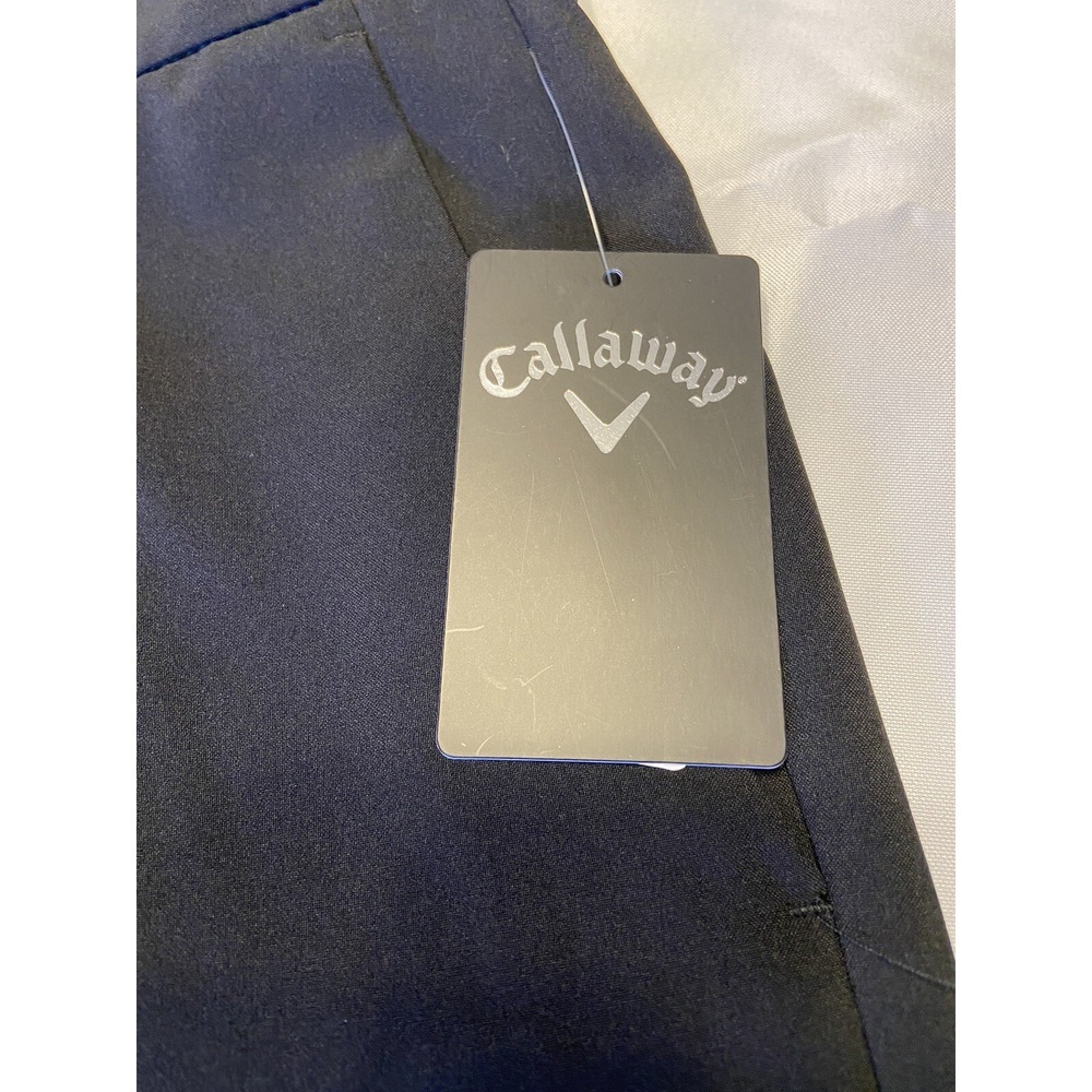 NWT Men's Callaway Golf Shorts Men's Stretch Waistband Opti-Dri Black Size 36 - Picture 8 of 9